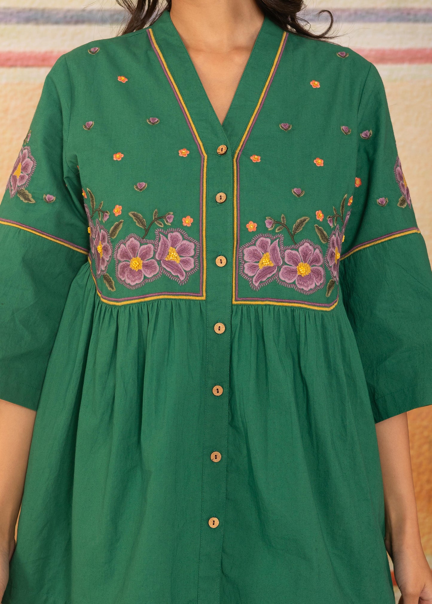 Azura Leaf Bloom Co-ord Set