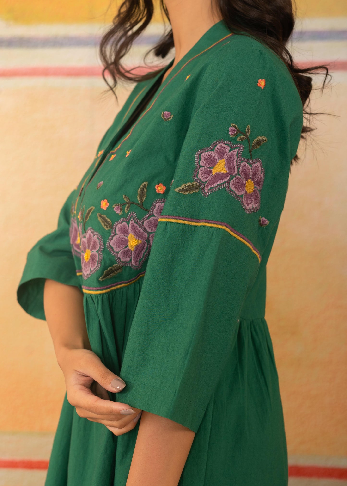 Azura Leaf Bloom Co-ord Set