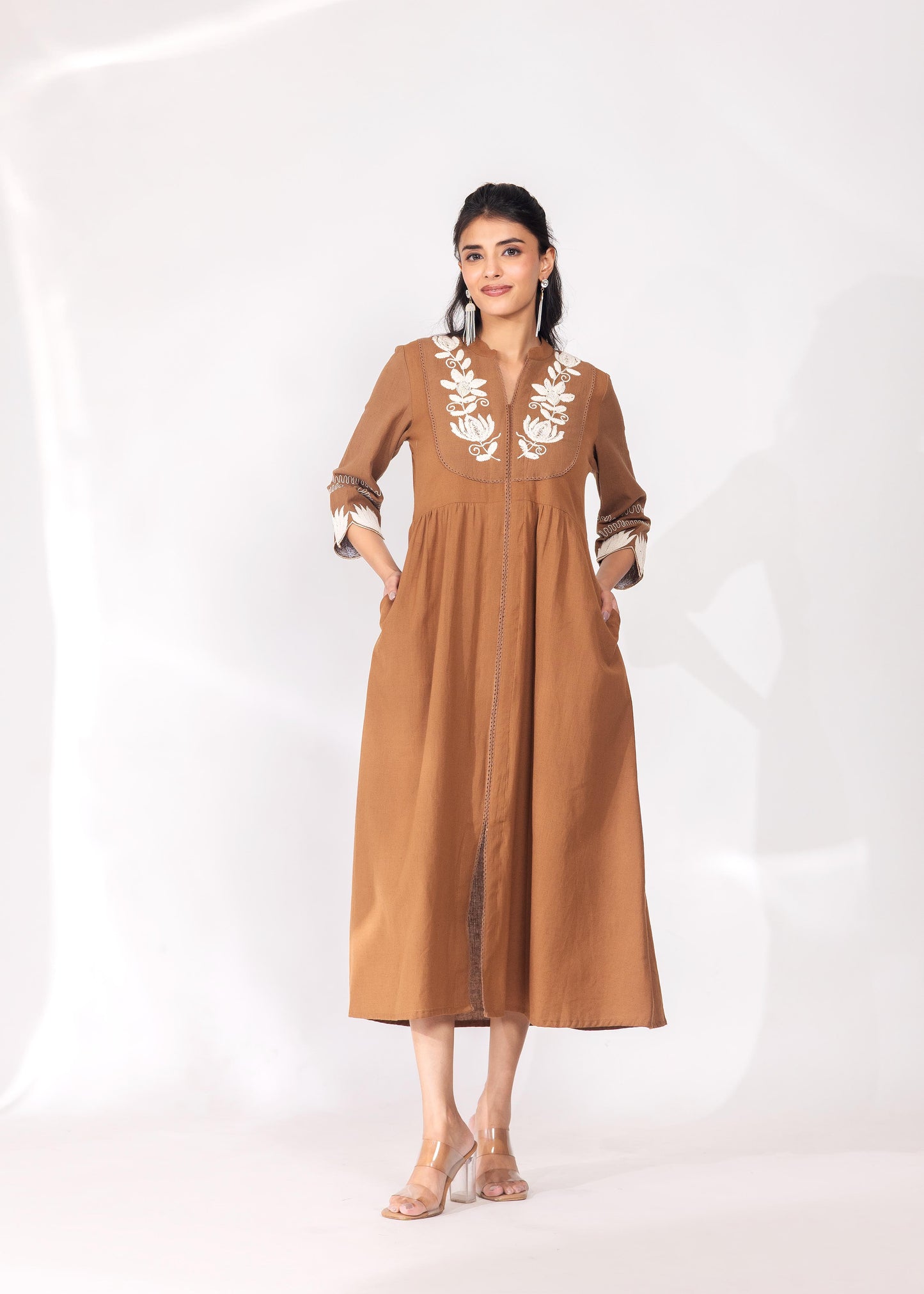 Belleza Brown Dress
