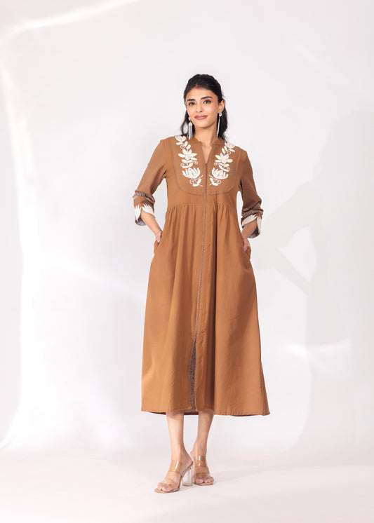 Belleza Brown Dress
