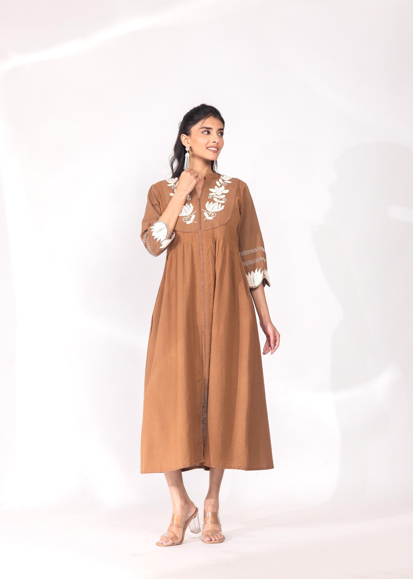 Belleza Brown Dress