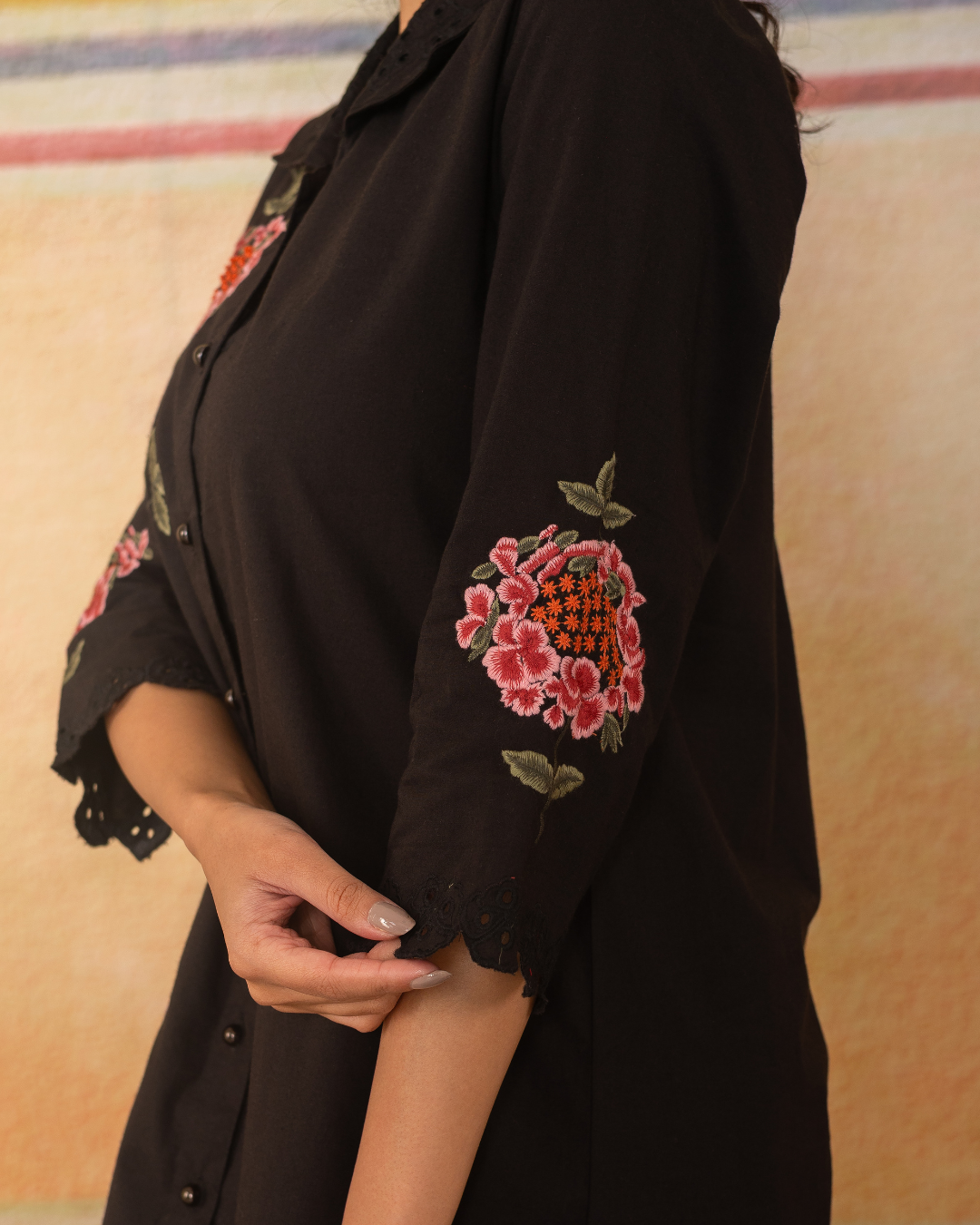 Rosette Noir Three Piece Set