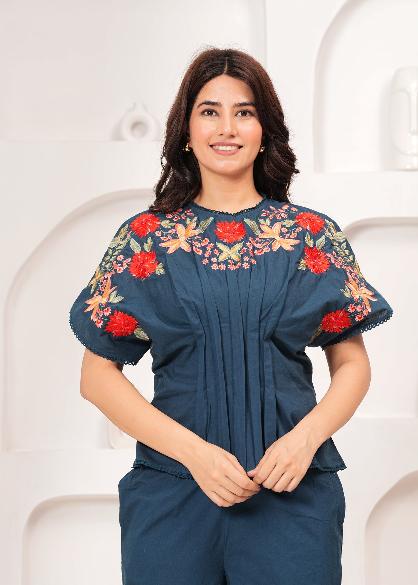 Sapphire Bloom Co-ord Set