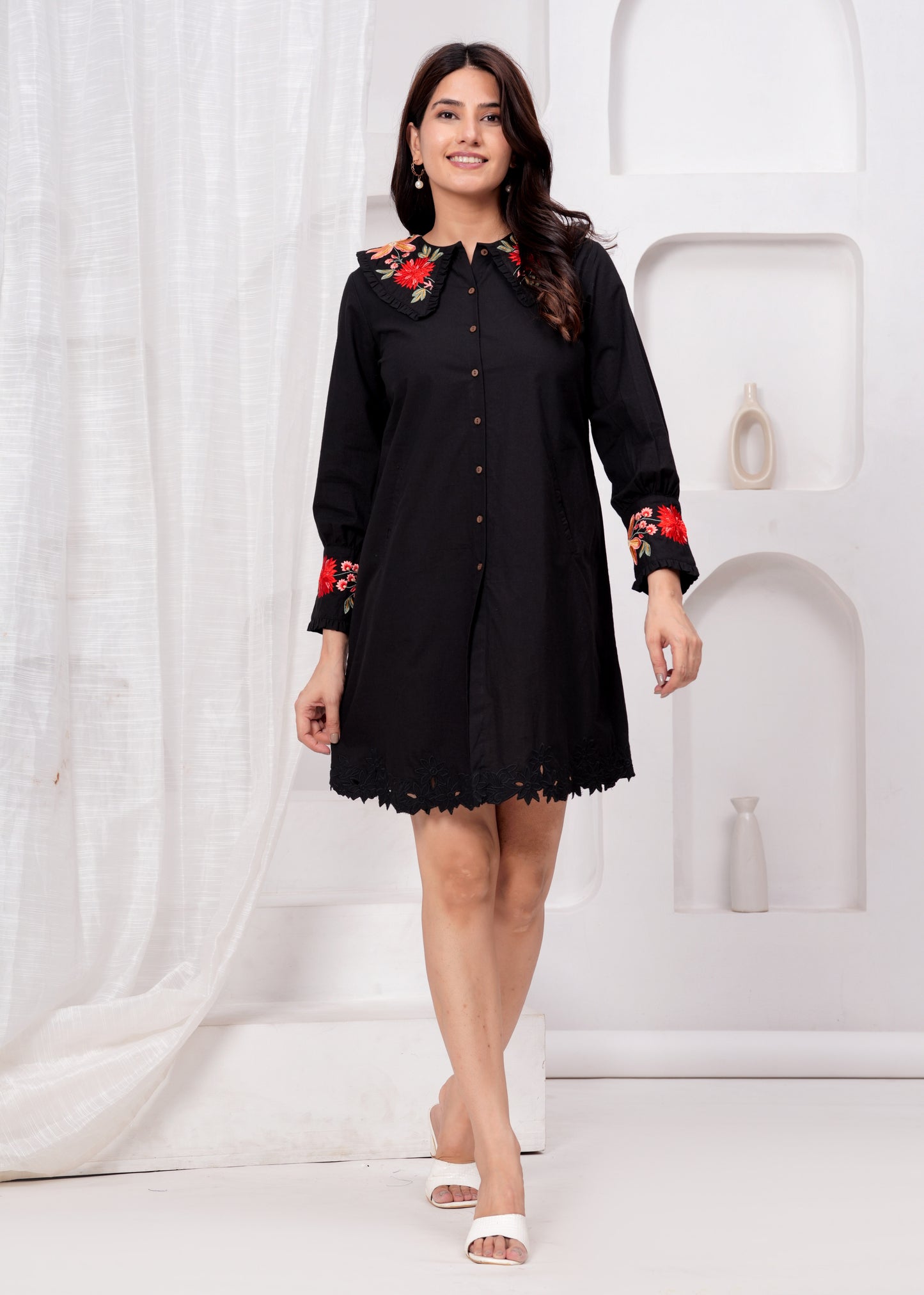 Starfall Shirt Dress