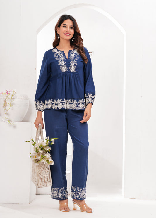 Azure Bloom Co-ord Set