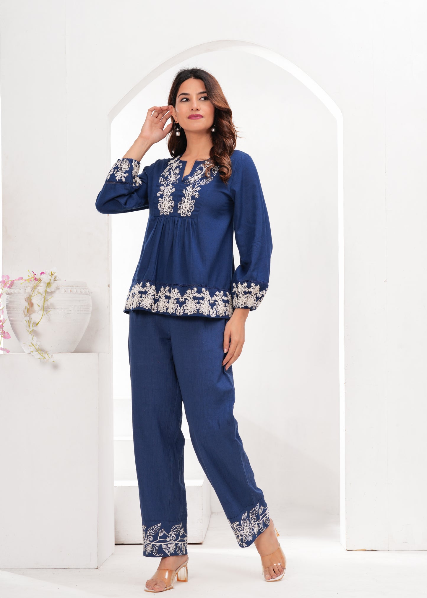 Azure Bloom Co-ord Set