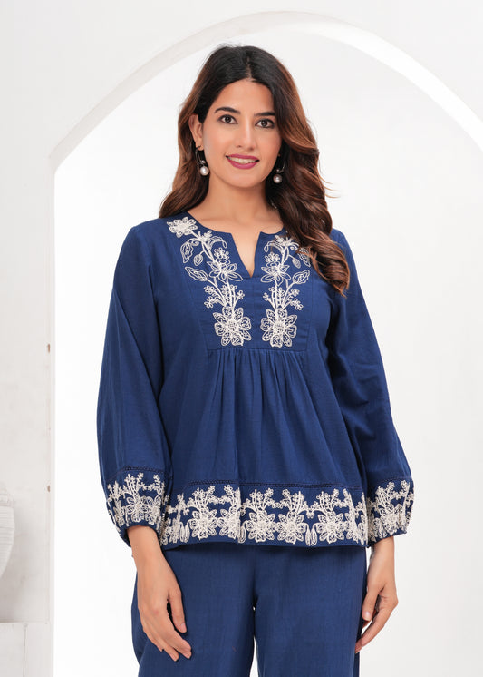 Azure Bloom Co-ord Set