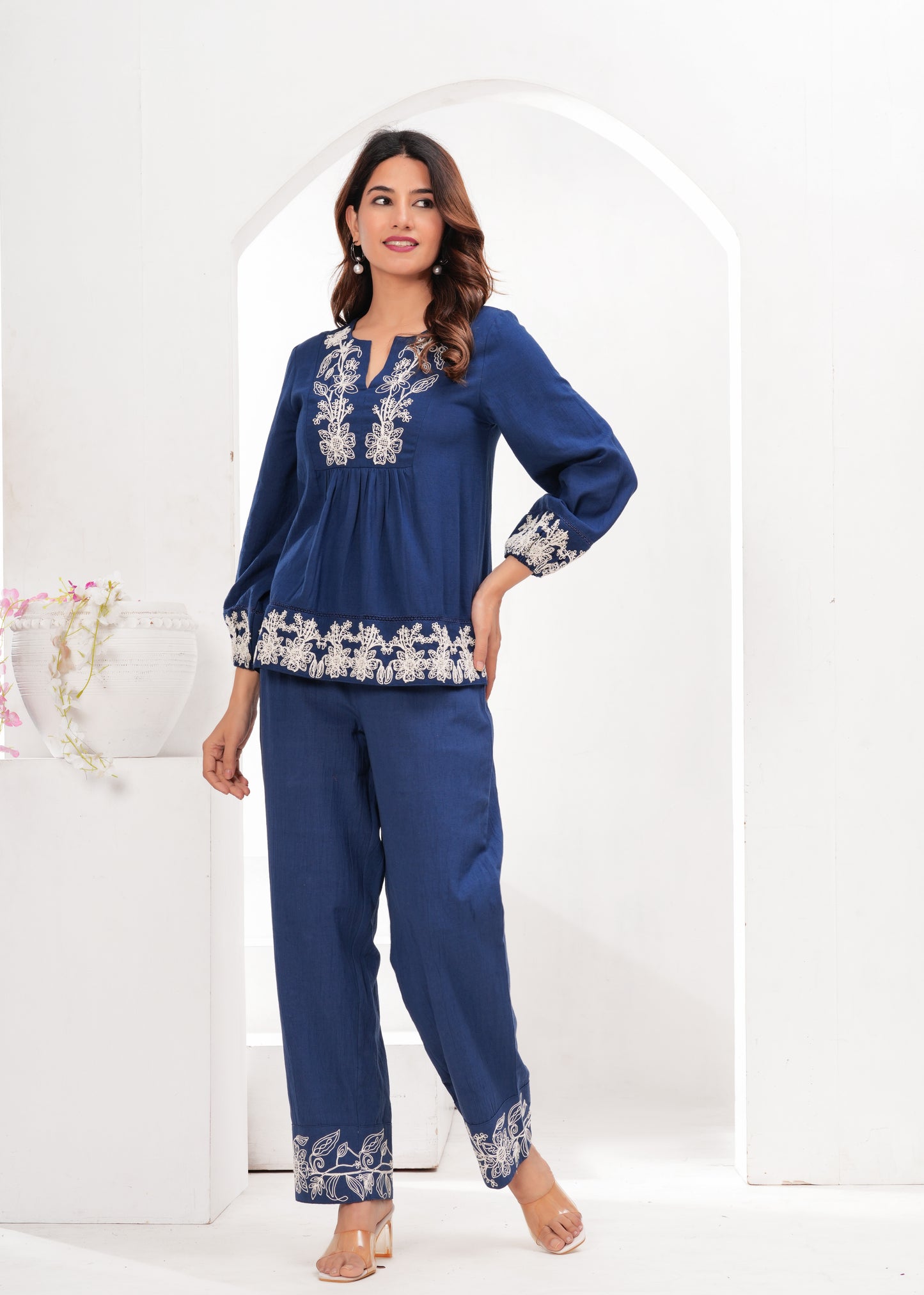 Azure Bloom Co-ord Set