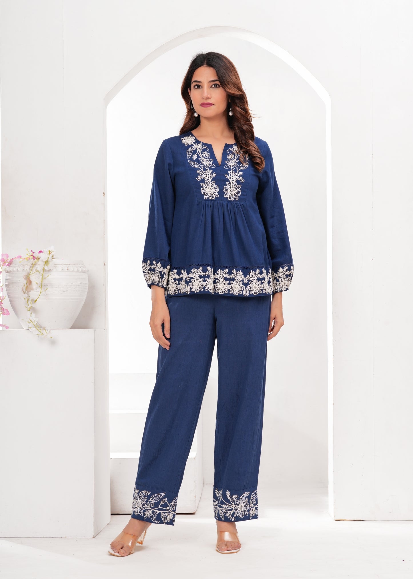 Azure Bloom Co-ord Set