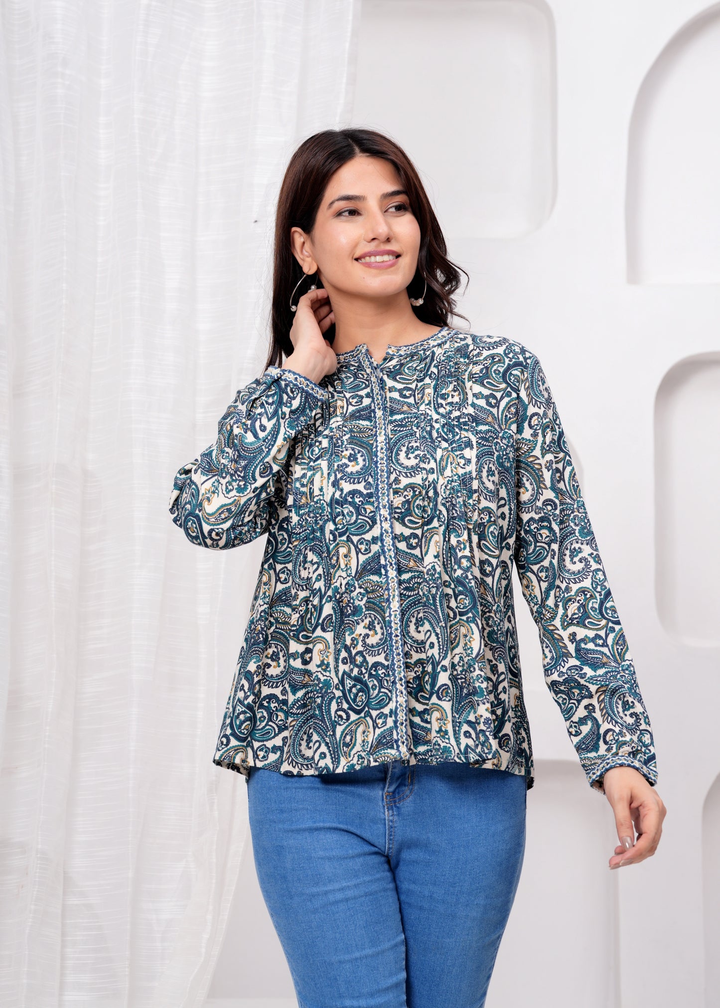 Indigo Vine Top