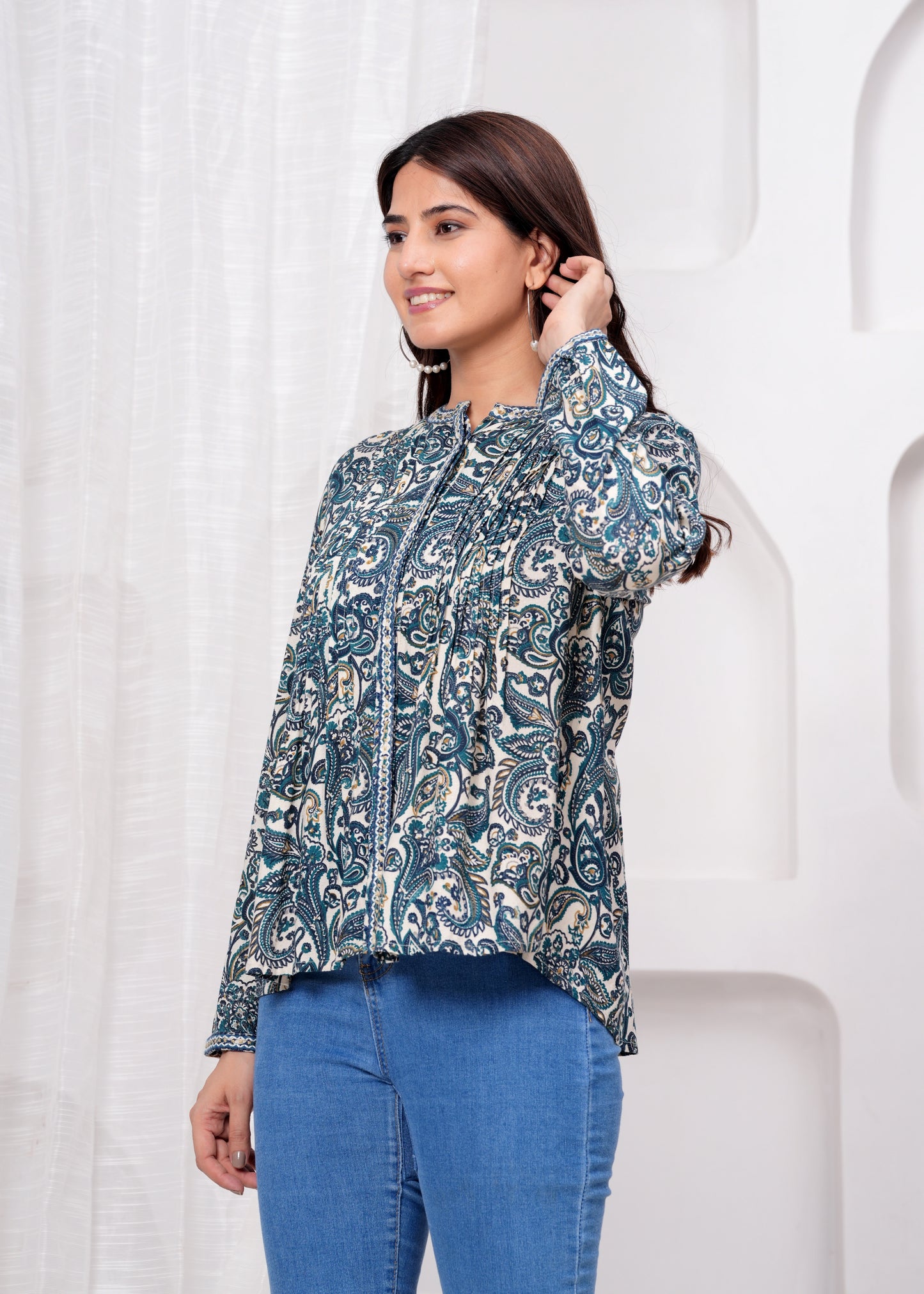 Indigo Vine Top