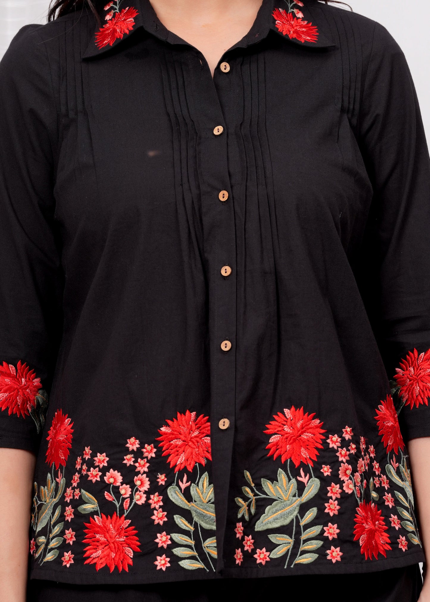 Ebony Petals Co-ord Set