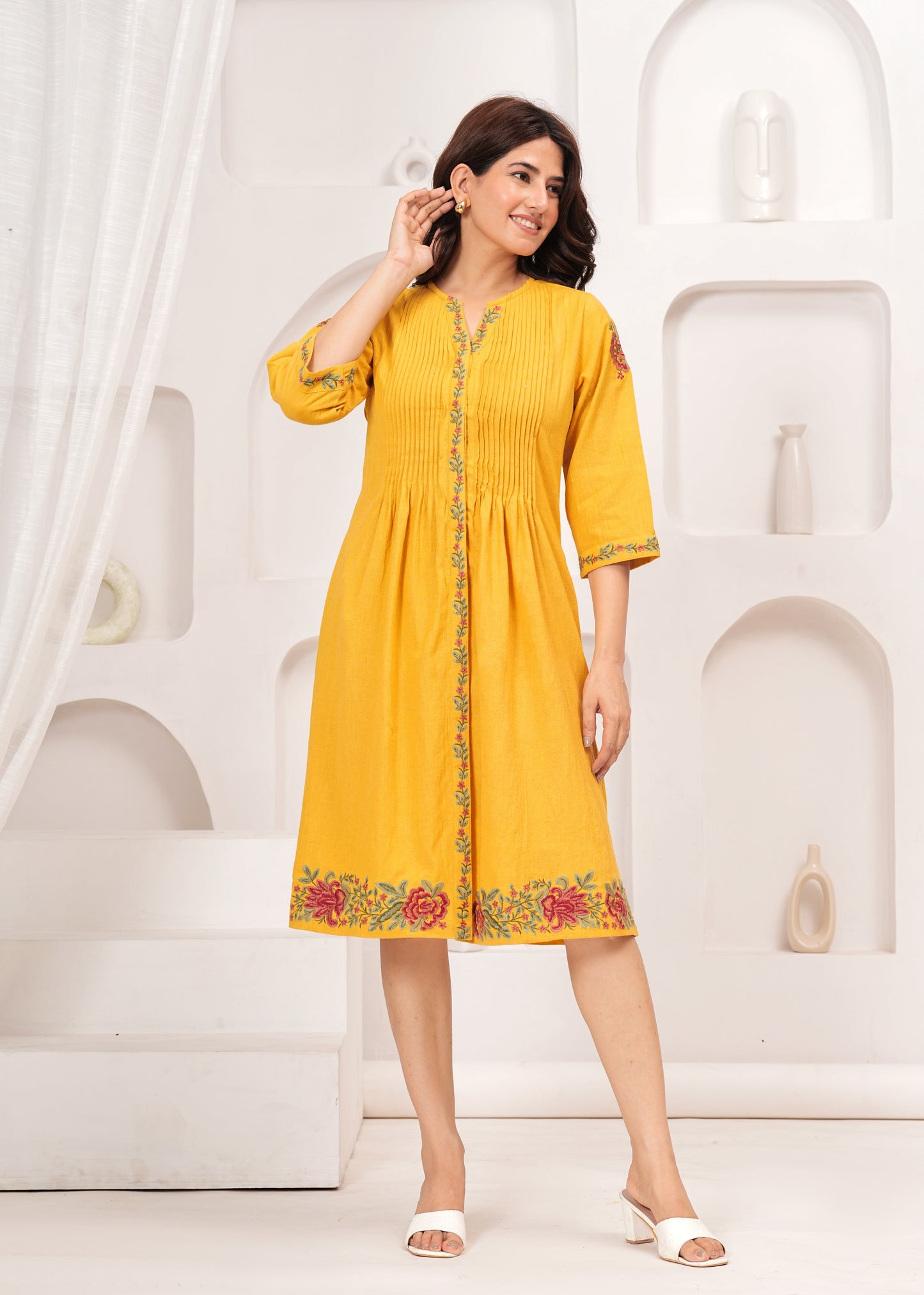 Marigold Bloom Dress