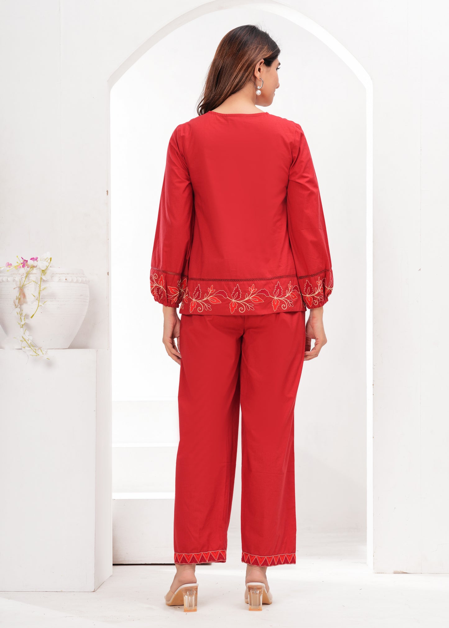 Crimson Aura Co-ord Set