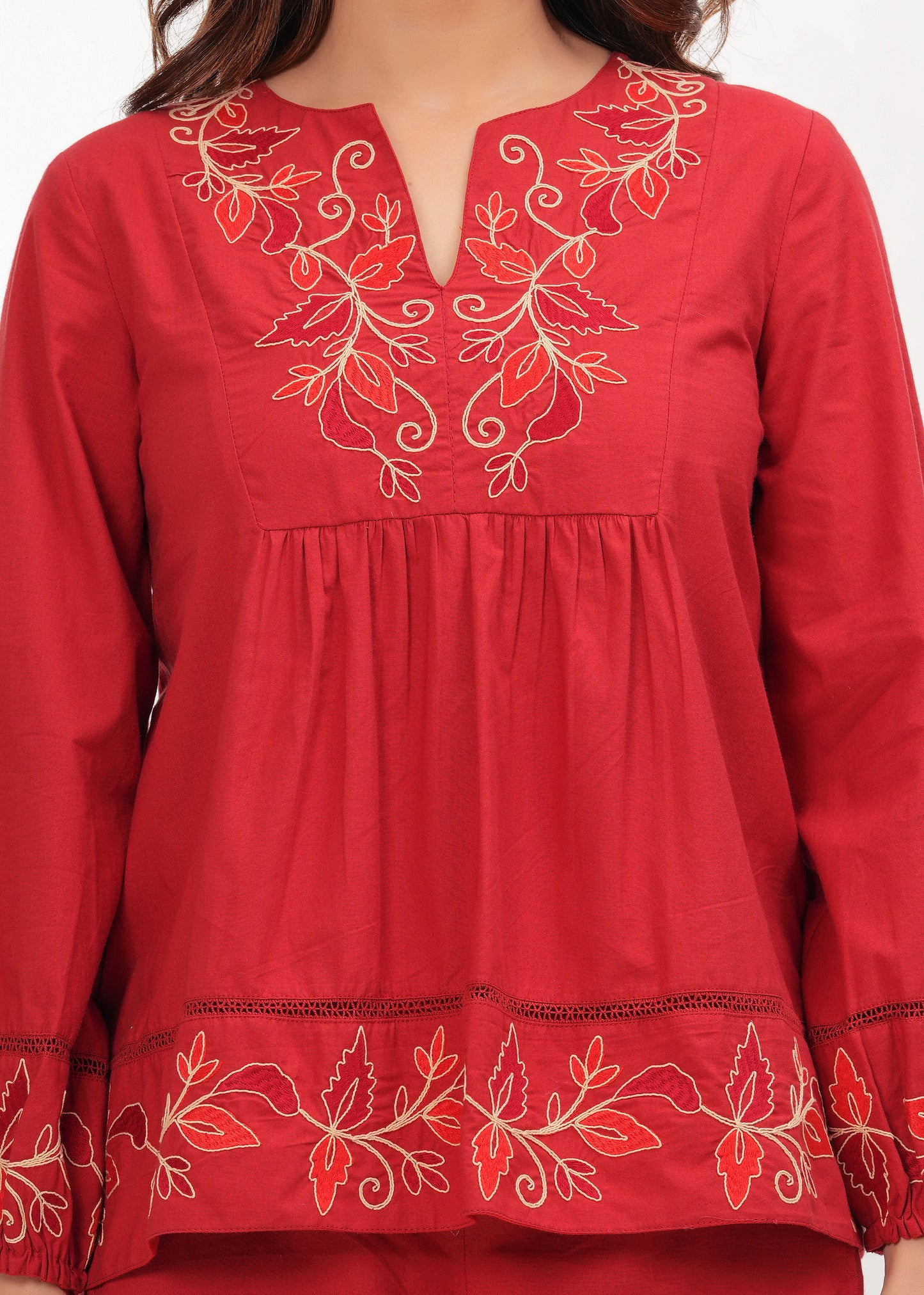 Crimson Aura Co-ord Set