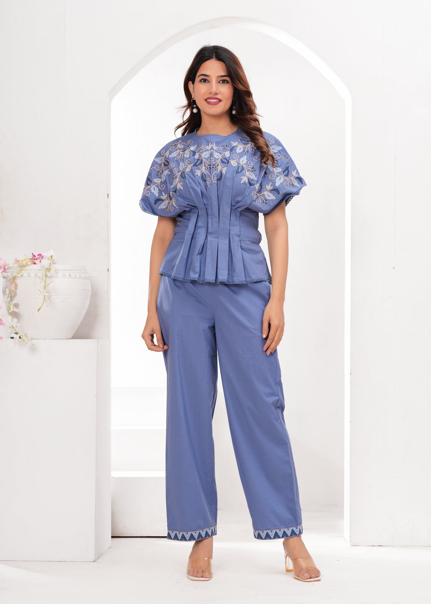 Indigo Poise Co-ord Set