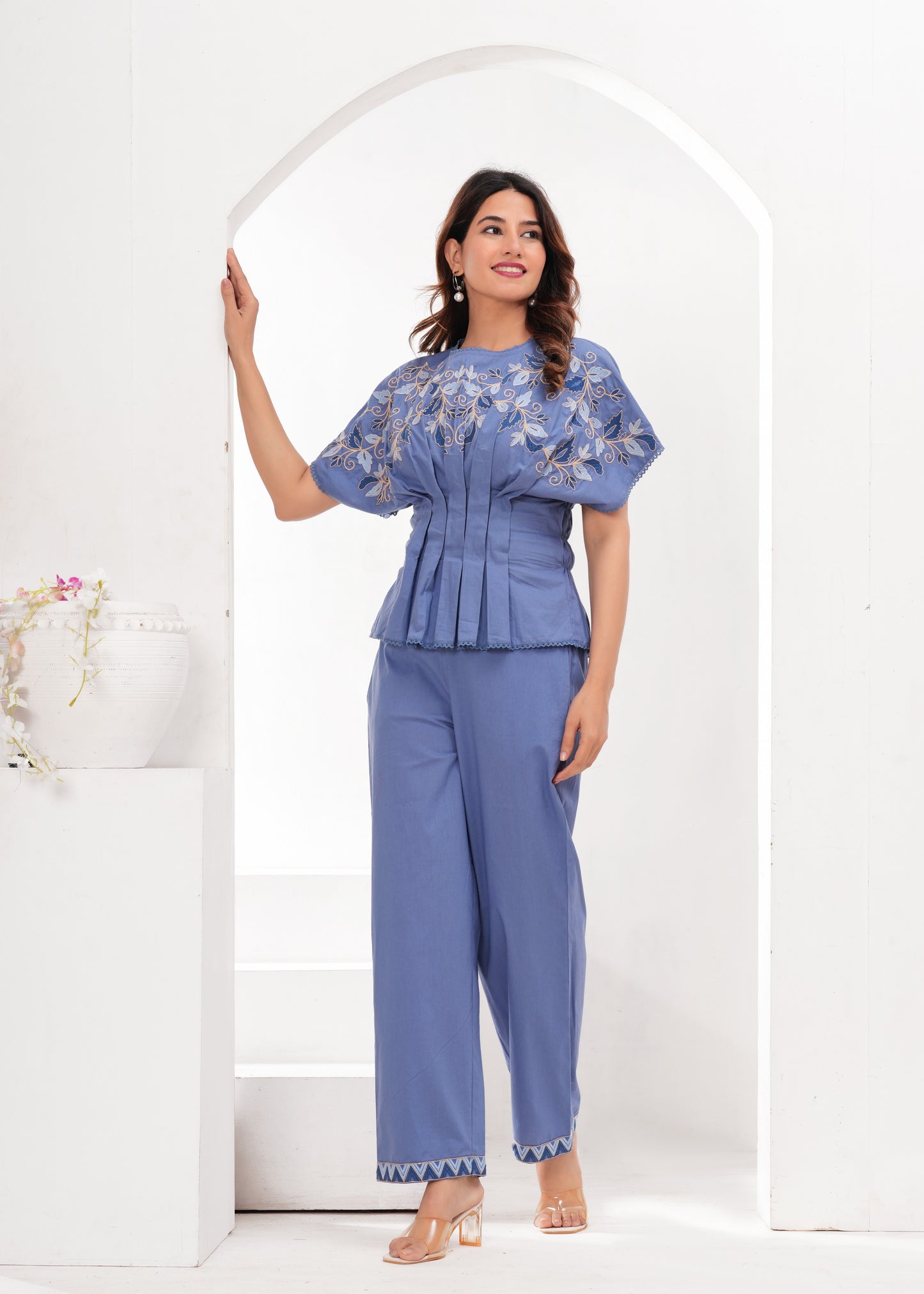 Indigo Poise Co-ord Set