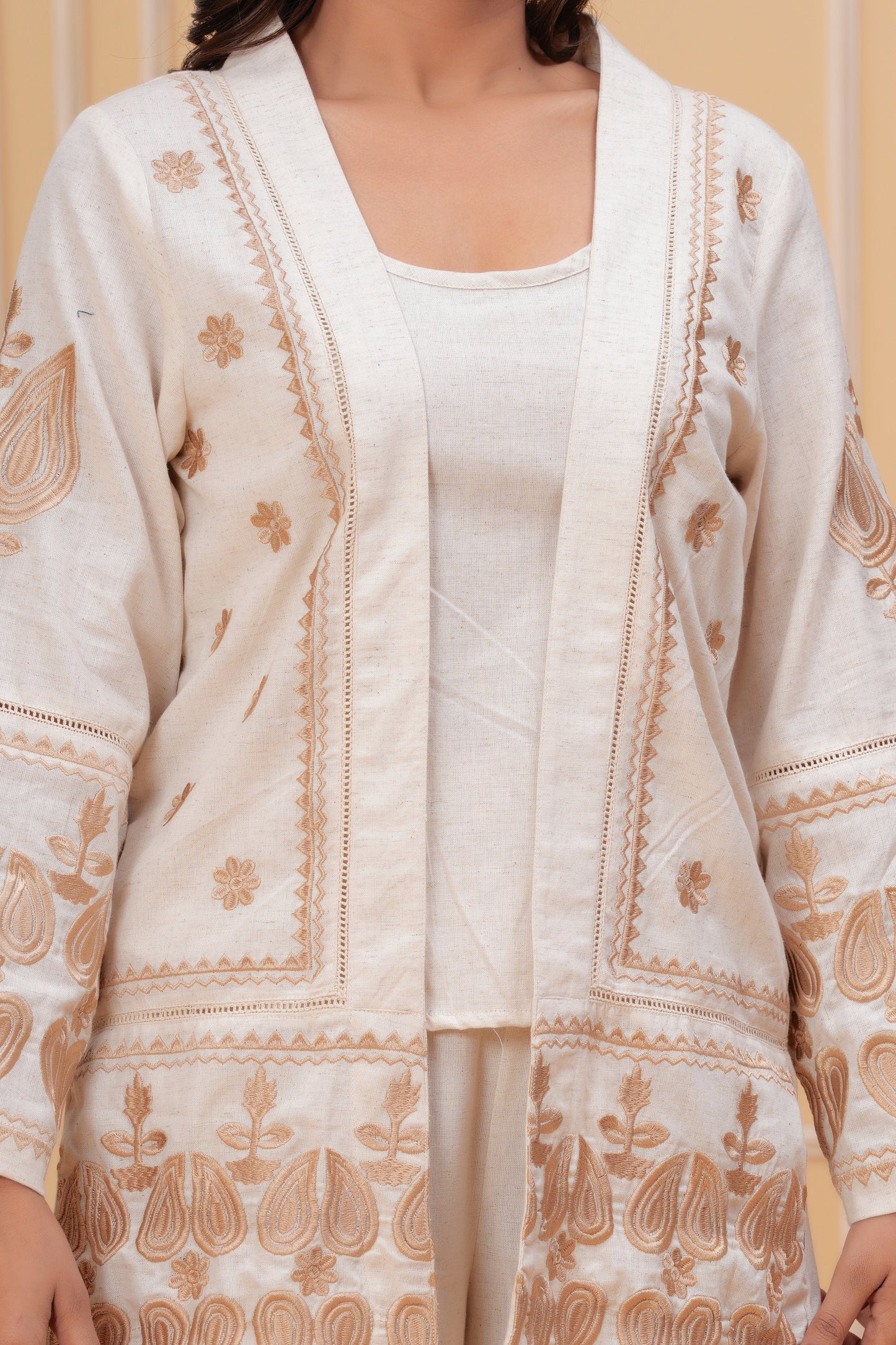 Ecru Grace Three Piece Set